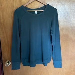 Athleta luxe crew neck. Hunter green